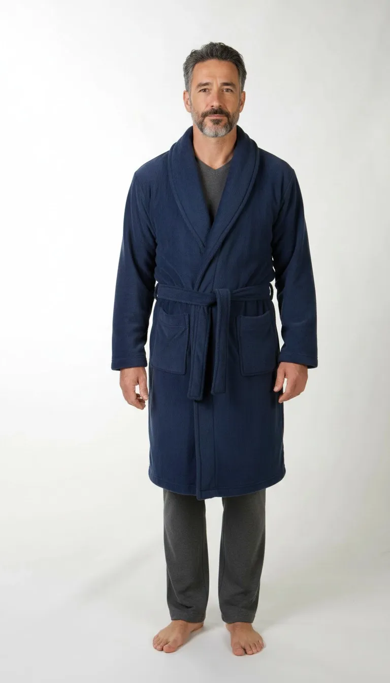 HKA FLEECE RON 105CM / BATHROBE MEN