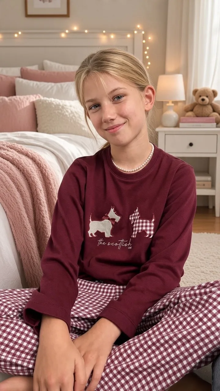 MPY INTERLOCK BRUSHED VALENTINA A2 / PYJAMA GIRLS