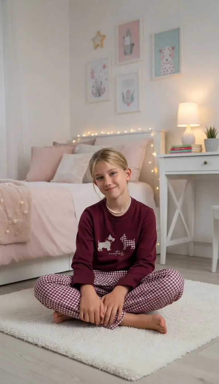 MPY INTERLOCK BRUSHED VALENTINA A2 / PYJAMA GIRLS