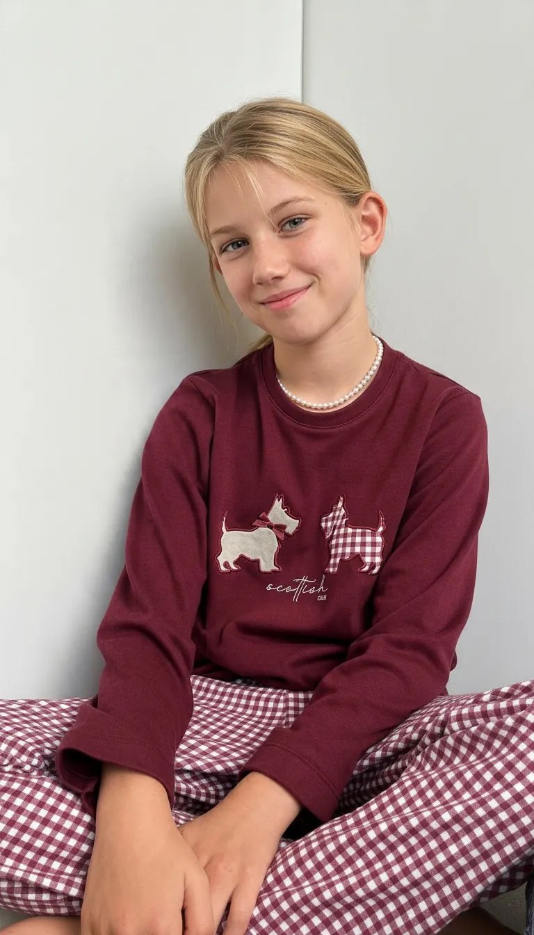 MPY INTERLOCK BRUSHED VALENTINA A2 / PYJAMA GIRLS
