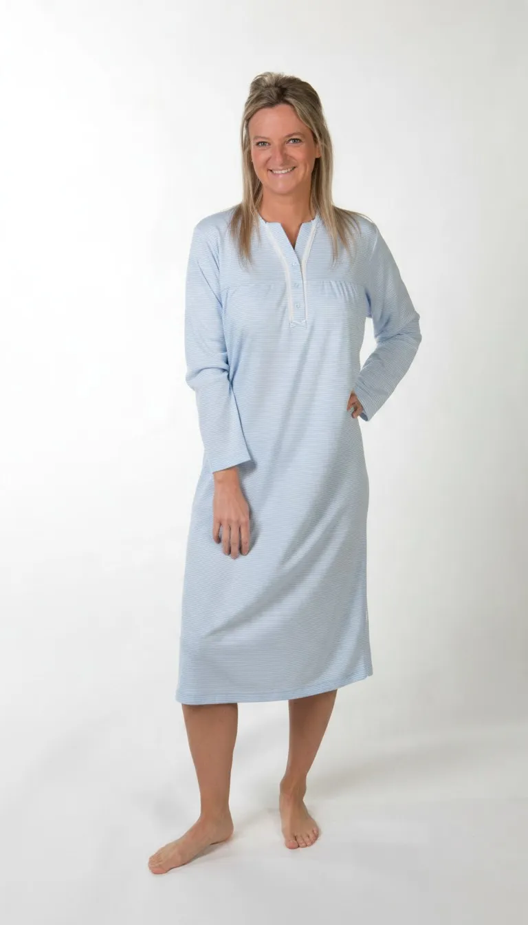 DNS INTERLOCK BRUSHED TESSA C 115CM / NIGHTDRESS LADIES